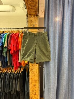 Vintage blank green jorts